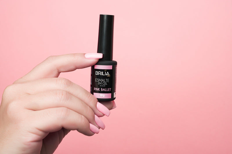 Esmalte Em Gel Pink Ballet - Brilia Nails