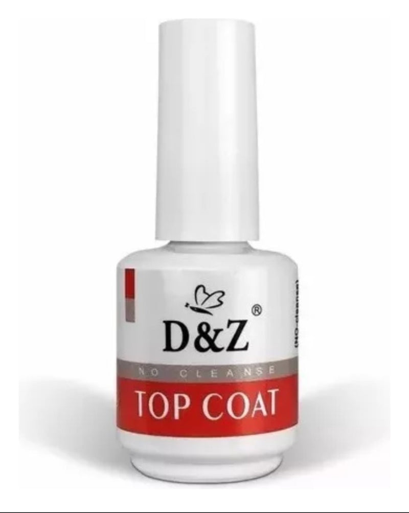TOP COAT D&Z 15ML VERMELHO - 3358